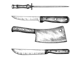 butcher knives